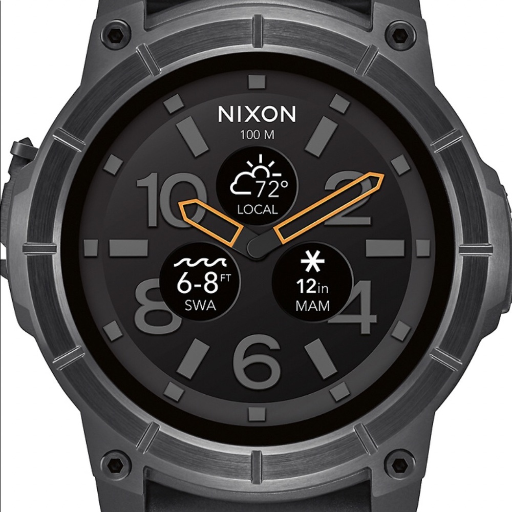 Nixon Mission Smartwatch. Never worn. Like new!